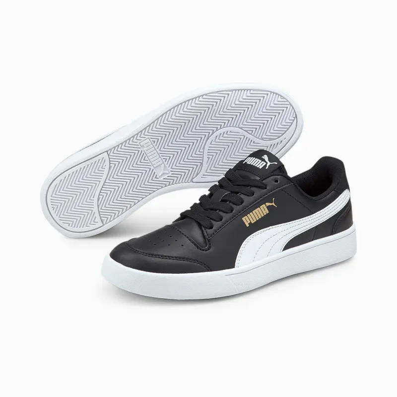 PUMA Shuffle Youth Black/White/Gold (375688-03)