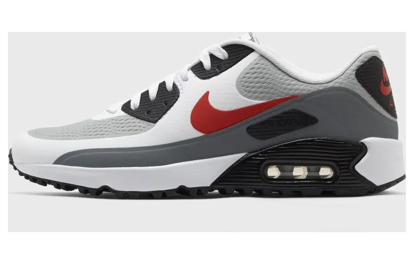 Nike Air Max 90 Golf White Light Smoke Grey Red