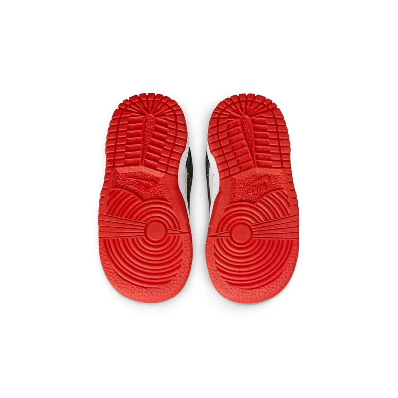 Nike Dunk Low EMB NBA 75th Anniversary Chicago (TD) – “Sail / Black / Black / Chile Red” (DC9562-100)