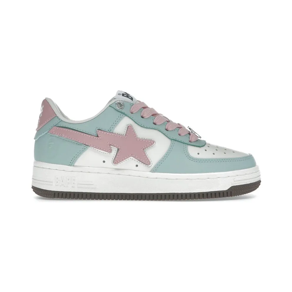 A Bathing Ape Bape Sta Low #4 Green Blue Pink (001FWJ301011-GRN)