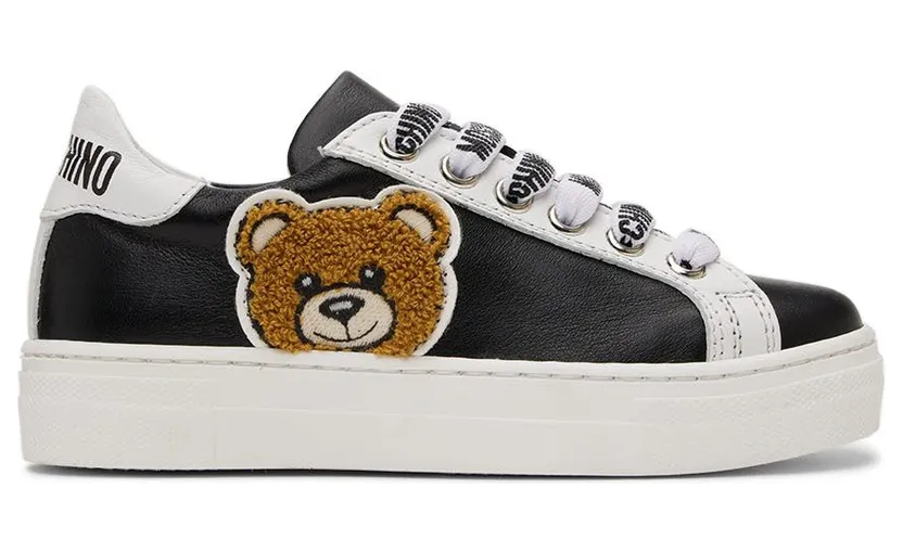 Moschino Kids Black Teddy Sneakers (71780)