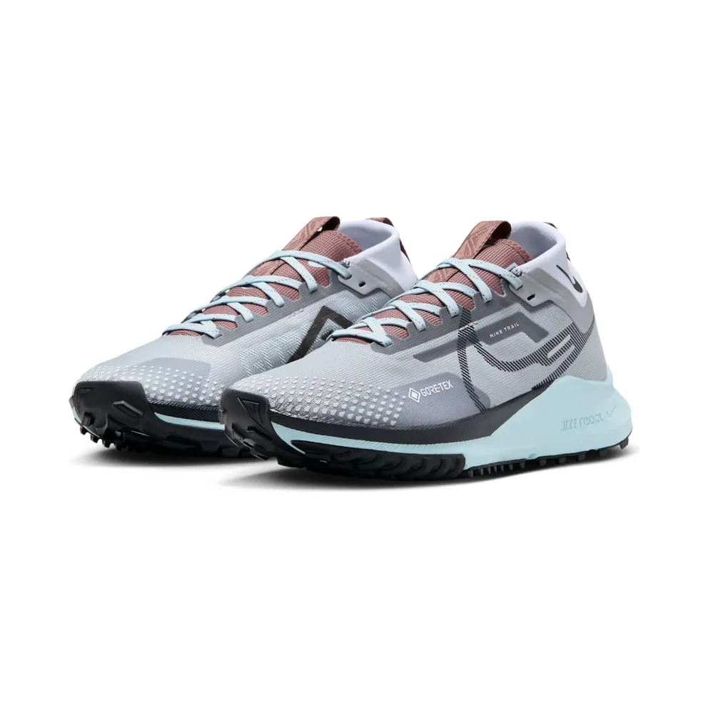 Nike React Pegasus Trail 4 Gore-Tex “Light Smoke Grey Glacier Blue Football Grey Black” (DJ7929-005)