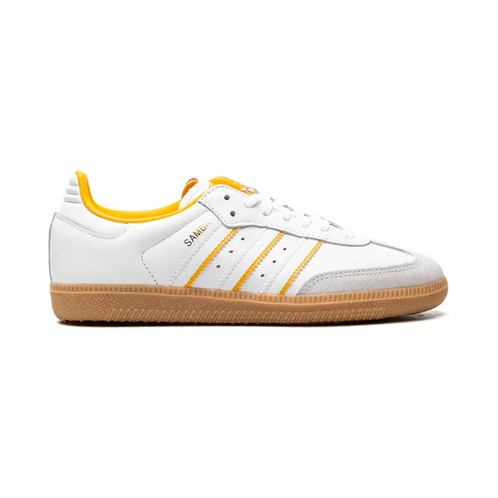 Adidas Samba OG GS “Cloud White Crystal White Crew Yellow” (IH5582)
