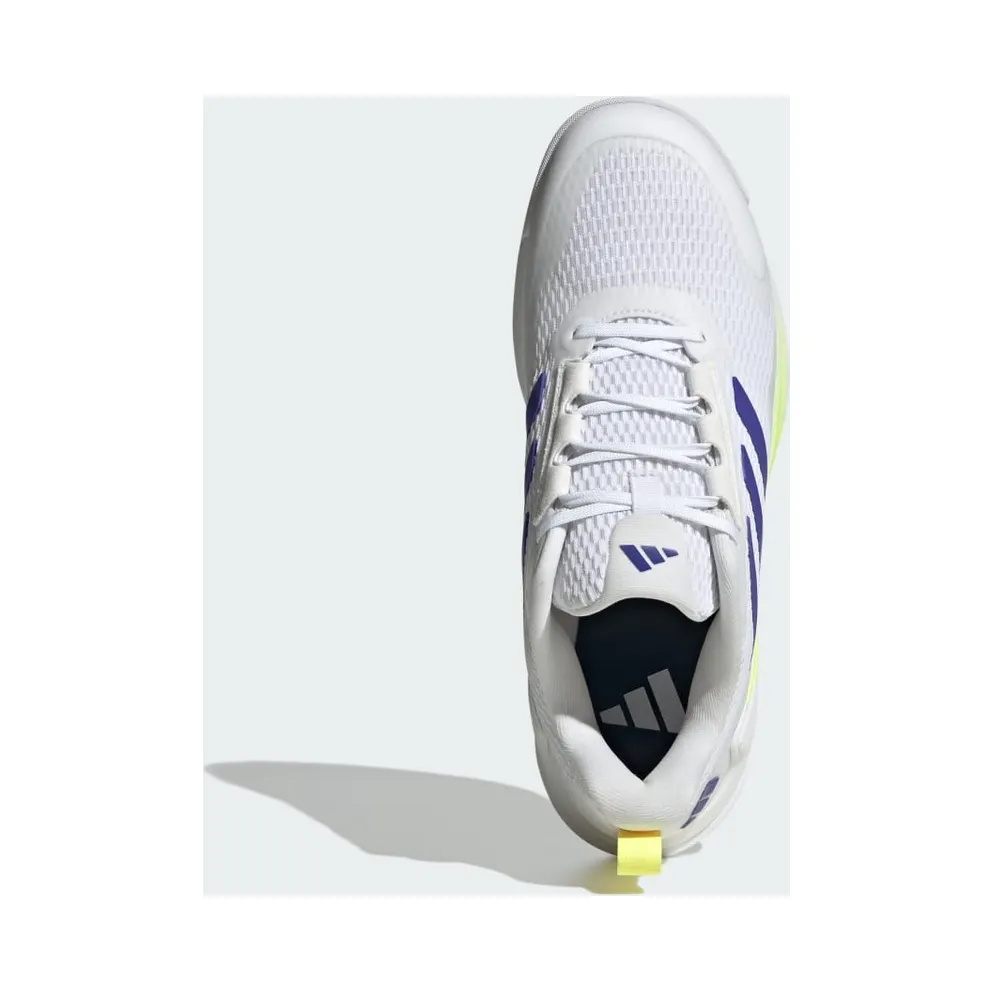 Adidas Novaflight 2 Indoor Cloud White / Pure Purple / Hi-Res Yellow (KJ9635)