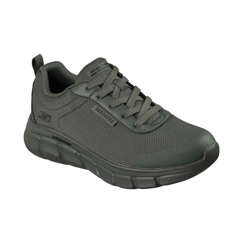 Skechers Waterproof: BOBS Sport B Flex – Rainy Edge Sneaker Olijf