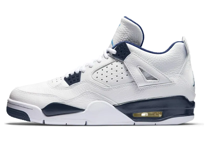 Air Jordan 4 Retro LS “White / Midnight Navy / Legend Blue” (314254-107)