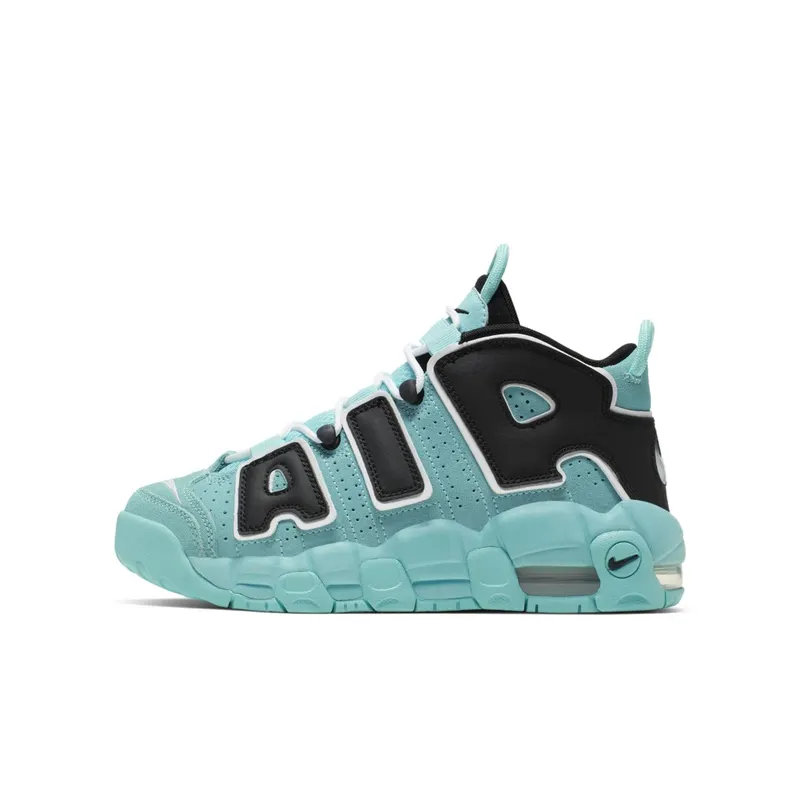Nike  Air More Uptempo Tiffany (GS) Light Aqua/Black-White (415082-403)