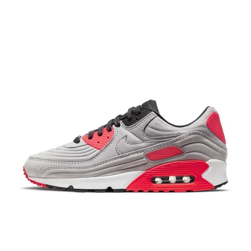 Nike  Air Max 90 Night Silver Bright Crimson Night Silver/Night Silver-Bright Crimson (CZ7656-001)