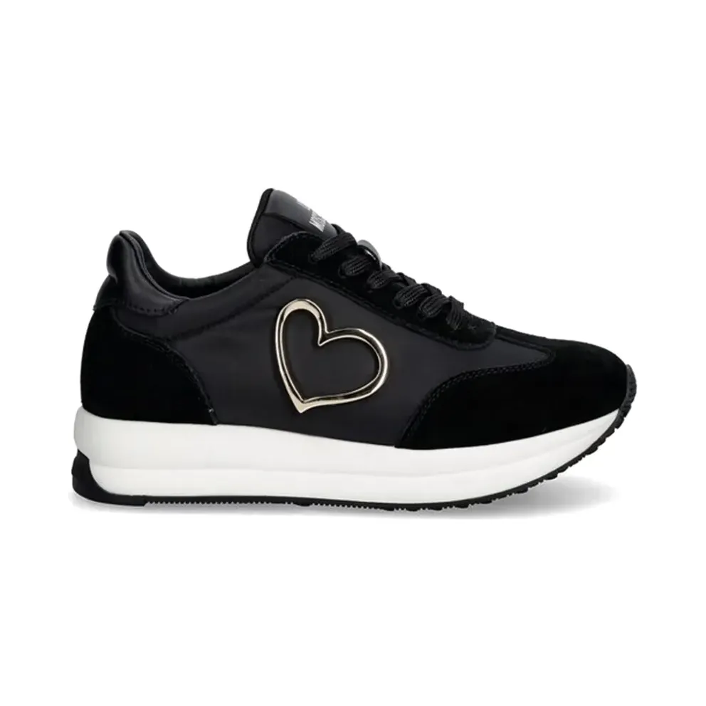 Love Moschino mit Herzapplikation – Black (JA15344G1OINC)