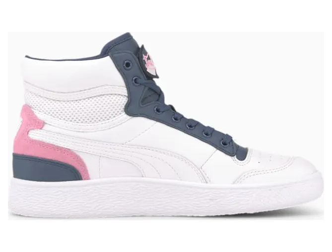 Puma x VON DUTCH Ralph Sampson halfhoge Wit/Blauw (373749-01)