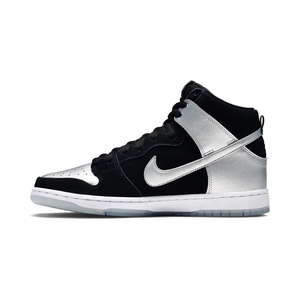 Nike Dunk SB High Tin Man Black/Metallic Silver-Black (305050-023)