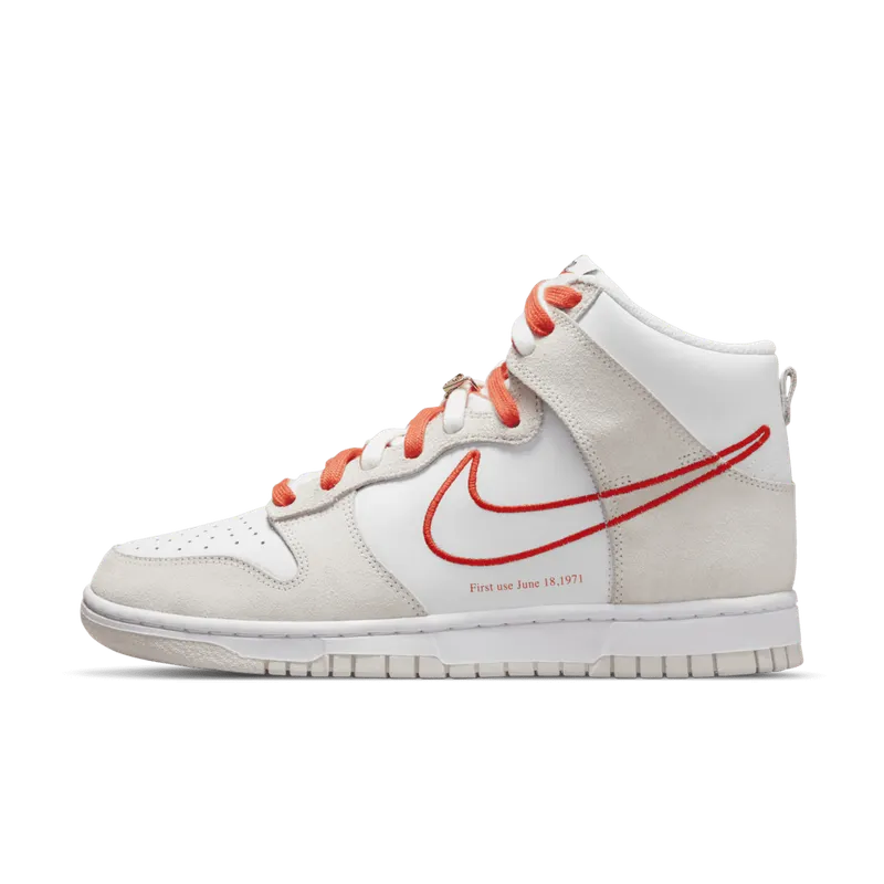 Nike Dunk High First Use White Sail Orange (W) (DH6758-100)