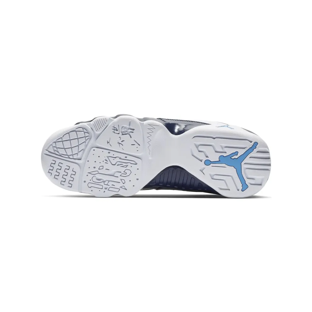 Jordan 9 Retro Pearl Blue (GS) White/University Blue-Midnight Navy (302359-145)