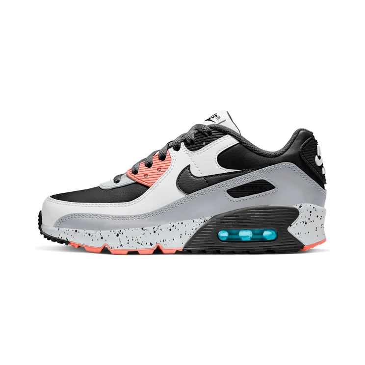Nike Air Max 90 Ltr “White / Turf Orange / Aquamarine / Black” (CD6864-110)