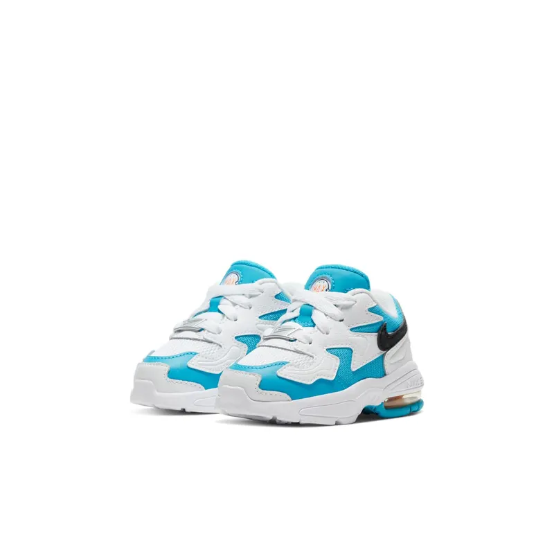 Nike Air Max2 Light Blue Lagoon (TD) White/Blue Lagoon/Laser Orange (CJ4028-102)