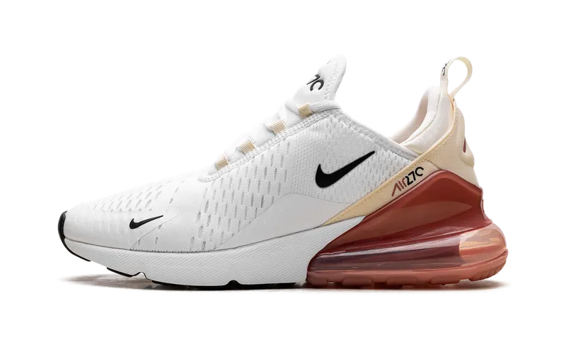 Nike AIR MAX 270 “White Pale Ivory Muslin Black” (AH6789-123)