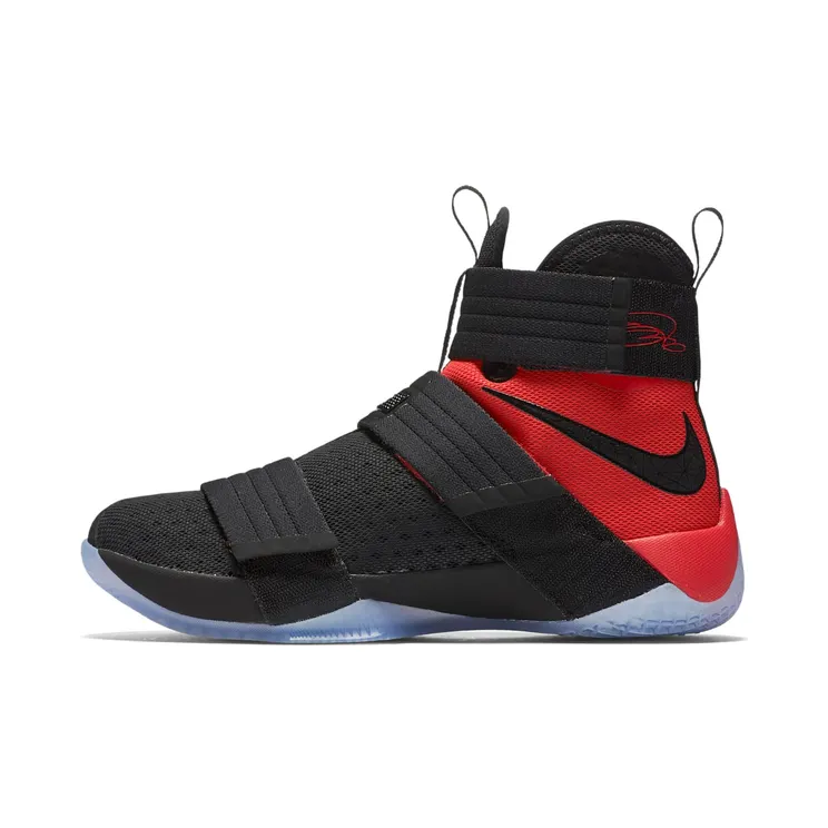 LeBron Soldier 10 Black/Black-Red (844378-006)