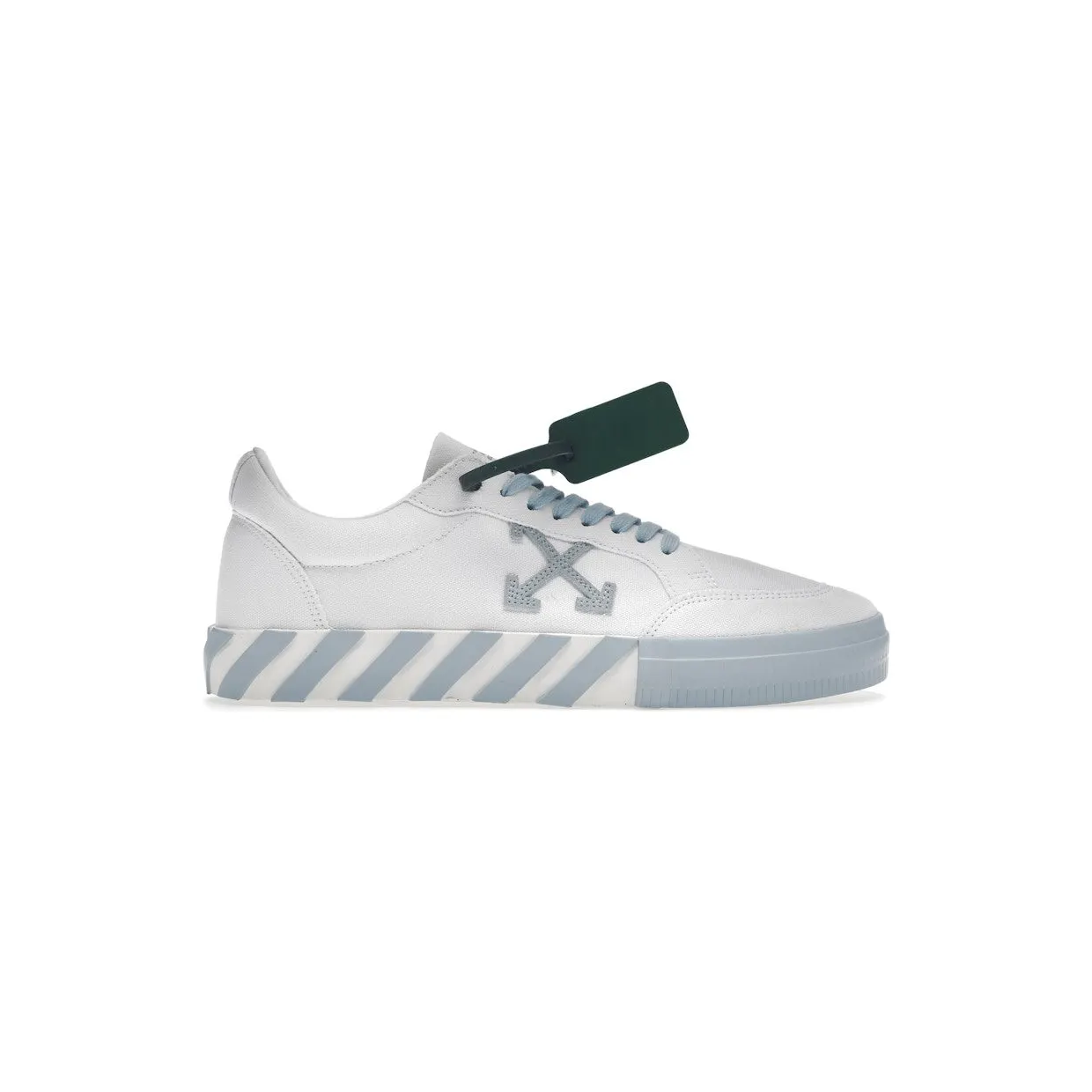 OFF-WHITE Vulc Low Cotton White Light Blue (OMIA085S22FAB0010140)