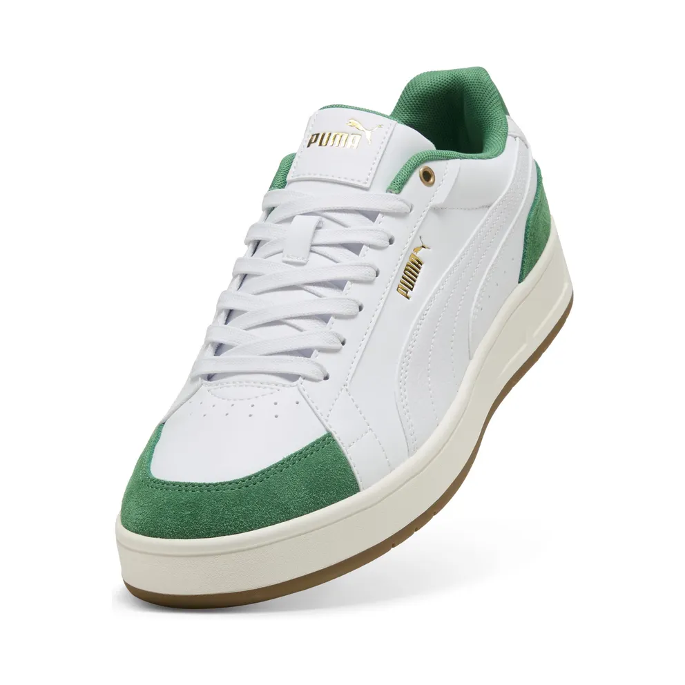Puma Court Classico Sport “Puma White / Puma White / Archive Green” (400731_12)