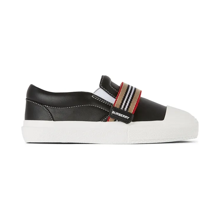 Burberry Kids Icon Stripe Ben Slip-On Sneakers (8041002)