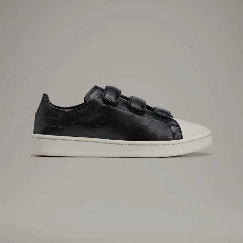 Adidas Y-3 Stan Smith Hook-And-Loop Black / Black / Talc (JQ5001)