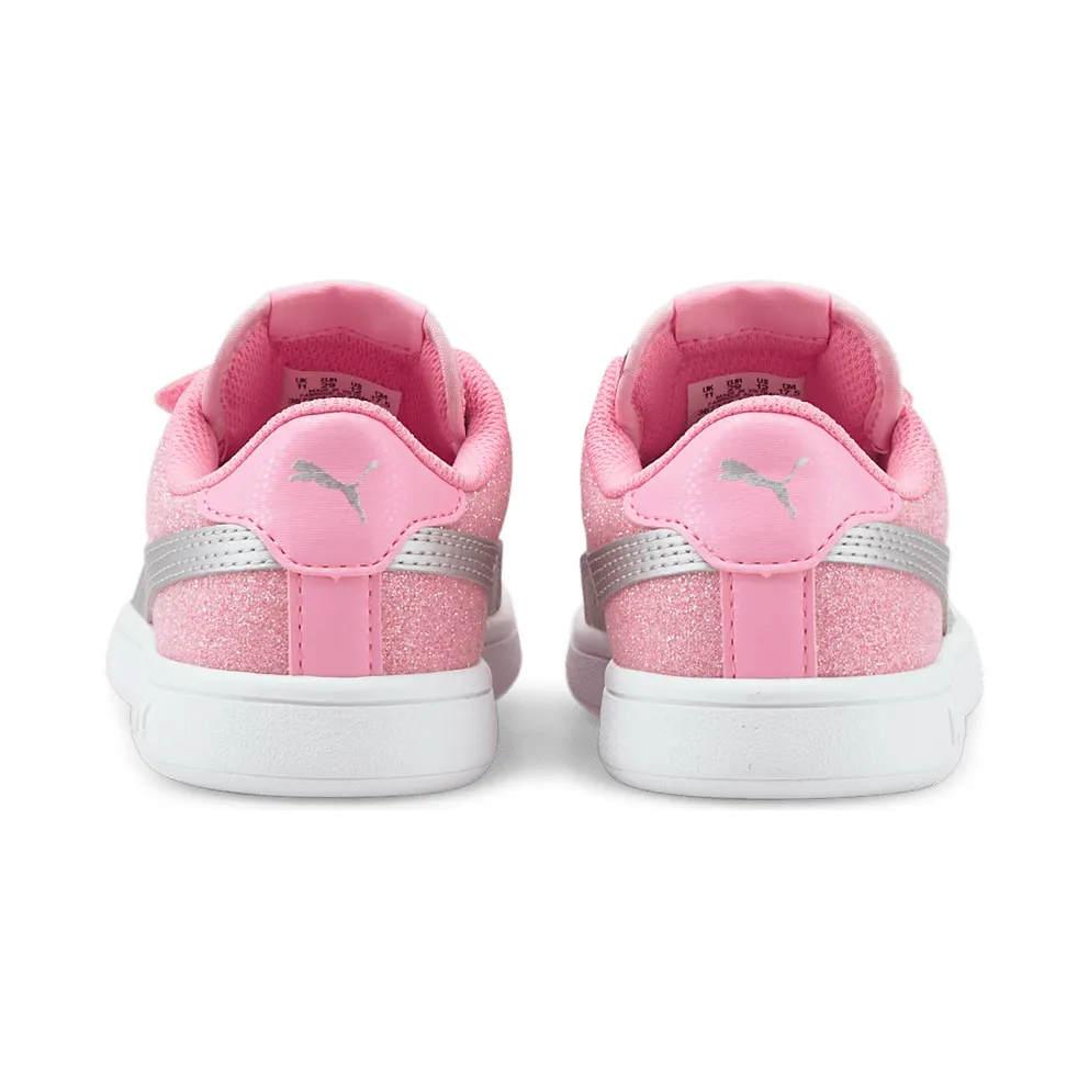 Puma Smash v2 Glitz Glam Kid Pink/Silver (36737827)
