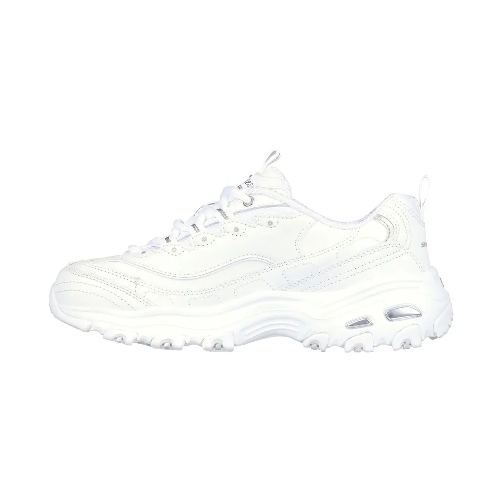 Skechers D’Lites – Fresh Start Sneaker White/Silver