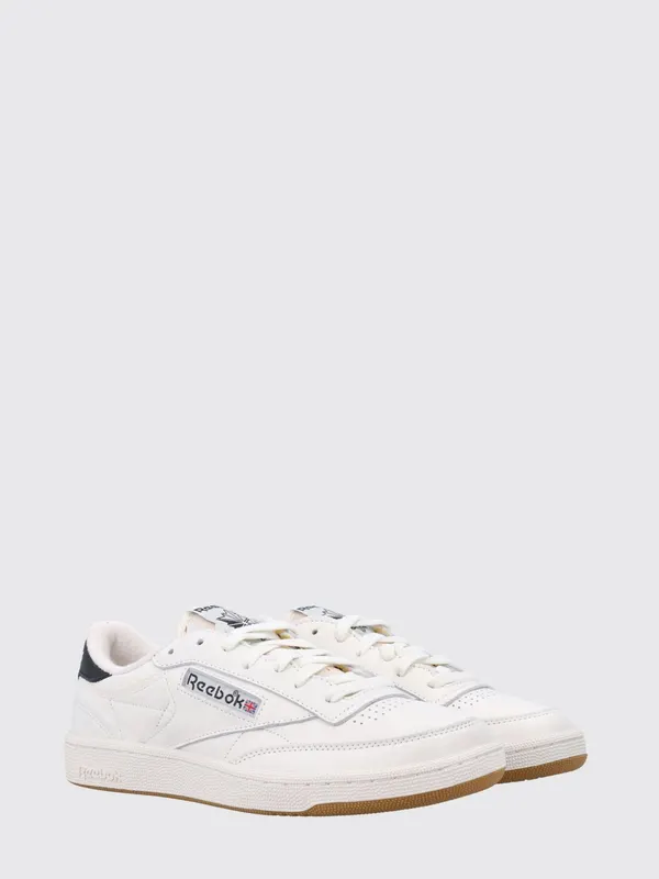 Reebok Club C 85 Vintage Leather with Contrast Logo and Rubber Sole White (100233953RN953)