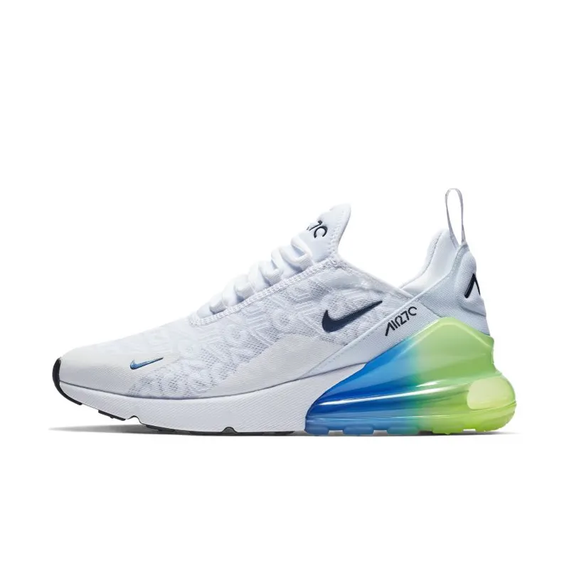 Nike Air Max 270 White Lime Blast Photo Blue White/Lime Blast-Photo Blue-White (AQ9164-100)