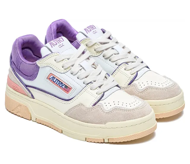 Autry Round-toe Suede “Neutrals/Purple” (ROLW MC12) (2)