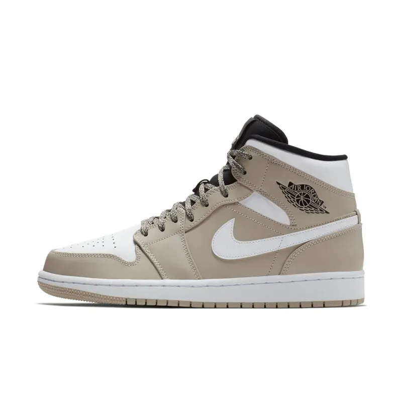 Jordan 1 Mid Desert Sand Desert Sand/Black-White (554724-047)