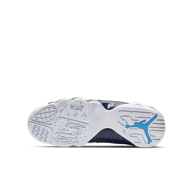 Jordan 9 Retro Pearl Blue (GS) White/University Blue-Midnight Navy (302359-145)