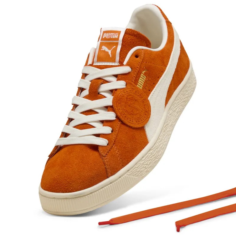 Puma Suede Charles F. Stead IV “Orange Glo / Puma White” (403766_02)