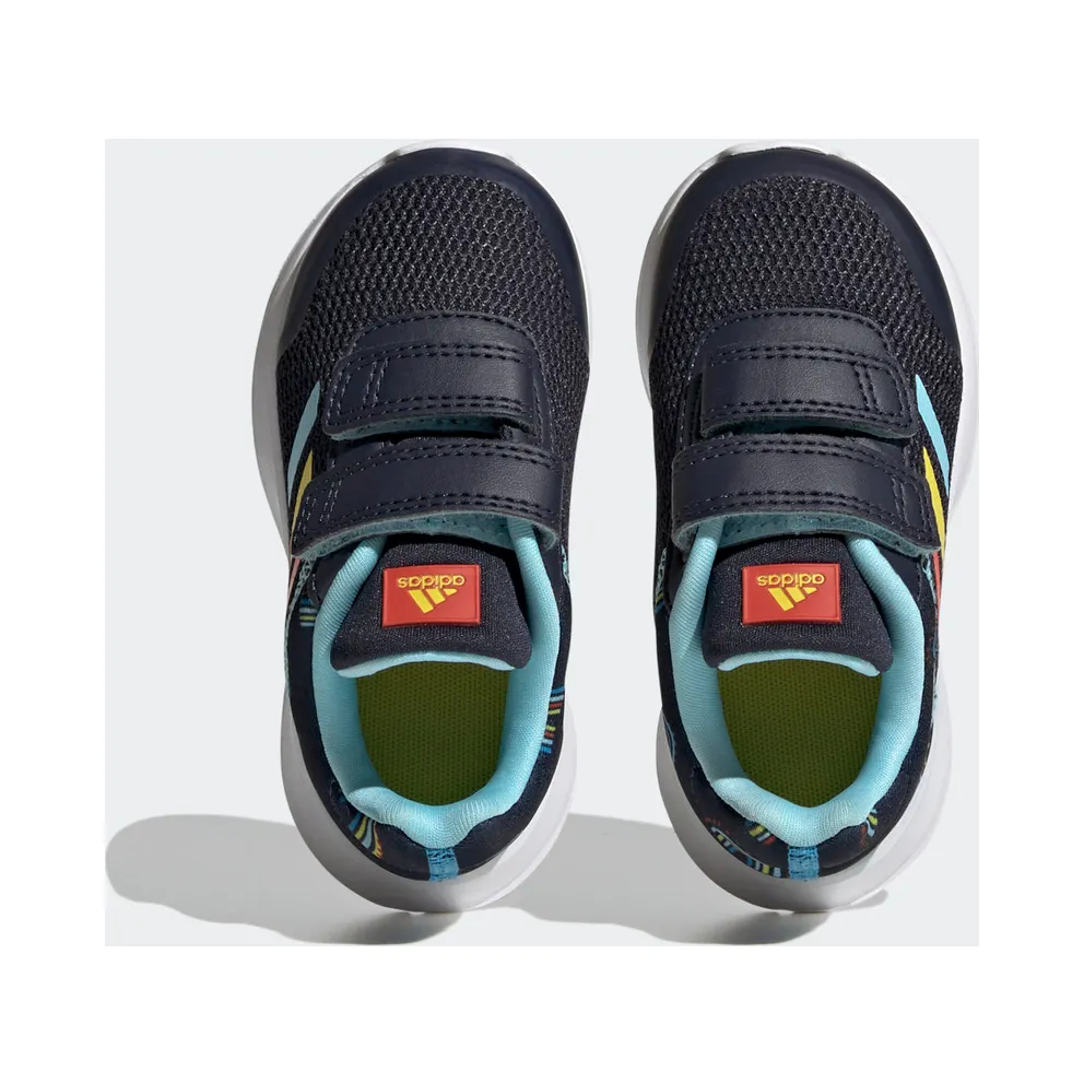 Adidas Tensaur Run Sport Running Two-Strap Hook-and-Loop Legend Ink / Bold Orange / Impact Yellow (GY2462)