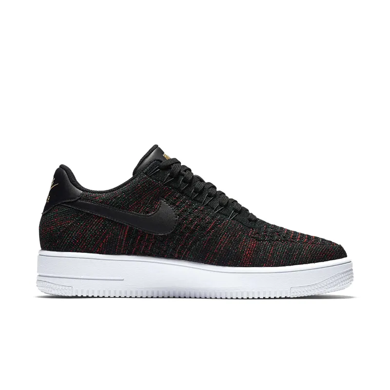 Nike Air Force 1 Ultra Flyknit Low Black Metallic Gold Black/Black-Metallic Gold (817419-005)