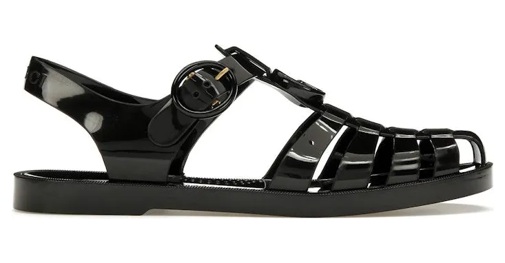 Gucci GG Fisherman Sandal Black (676971JFM001000)