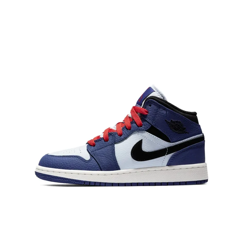 Jordan 1 Mid SE Deep Royal (GS) Deep Royal Blue/Black (BQ6931 400)