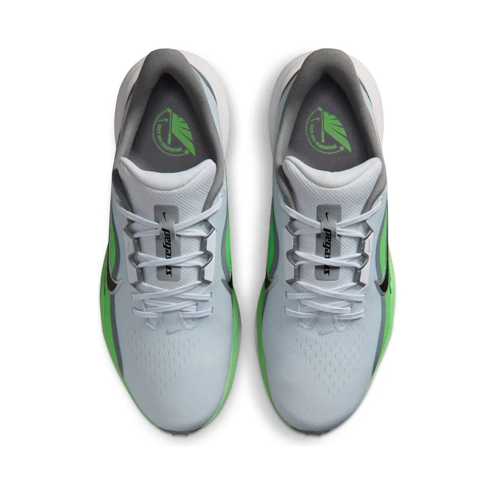 Nike Pegasus 1 Golf ‘Football Grey Illusion Green’ “Football Grey / Illusion Green / Black” (HV4700-002)
