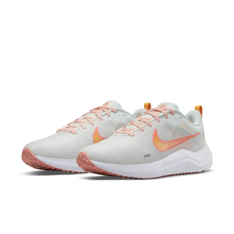 Nike Downshifter 12 White Gold Pink (DD9294-101)