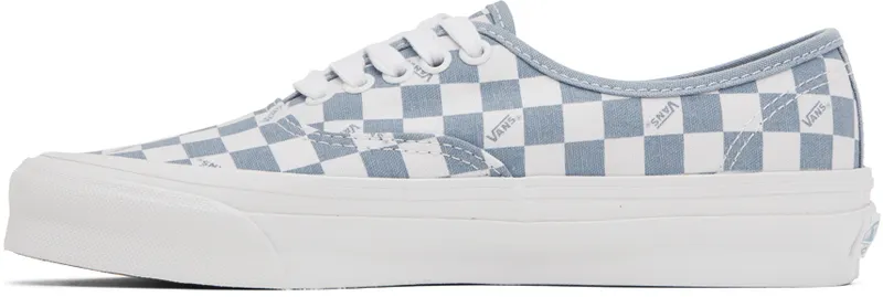 Vans Blue & White OG Authentic LX Sneakers (VN0A5FBDSKY1)