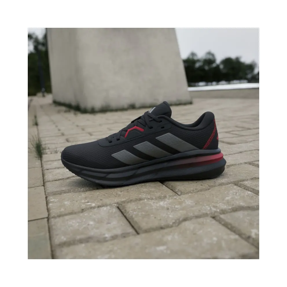 adidas Galaxy 7 Core Black Iron Metallic Better Scarlet (ID8755)