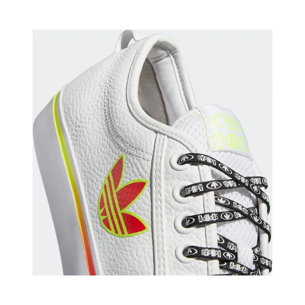 adidas Nizza Trefoil Cloud White / Vivid Red / Solar Yellow (GX1465)