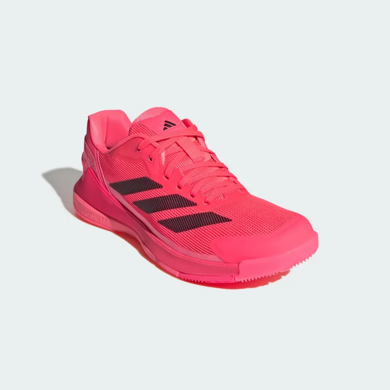 Adidas Crazyquick Padelschoenen Solar Turbo / Core Black / Lucid Red (KI3587)