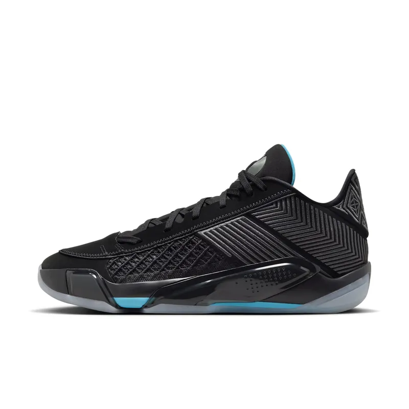 Jordan 38 Low Black Gamma Blue (Translucent Sole) (FD2326-004)
