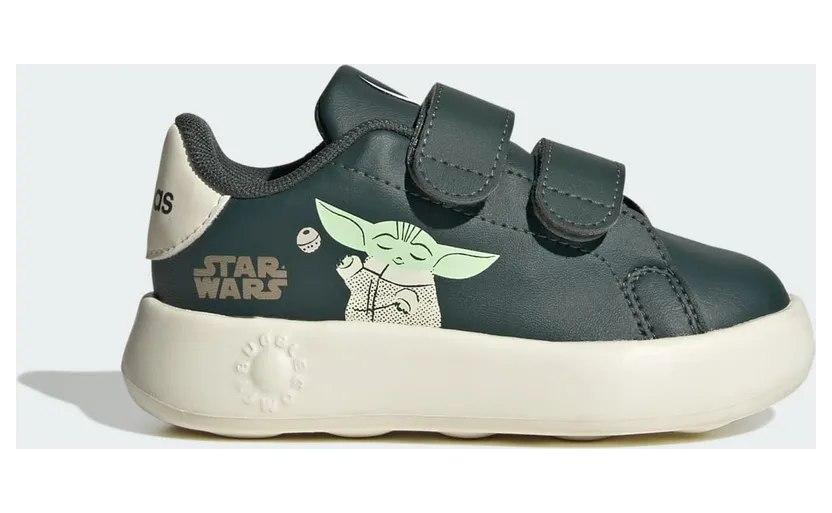Adidas Star Wars Advantage Shoes Kids Legend Ivy / Off White / Mist Jade (IH6258)