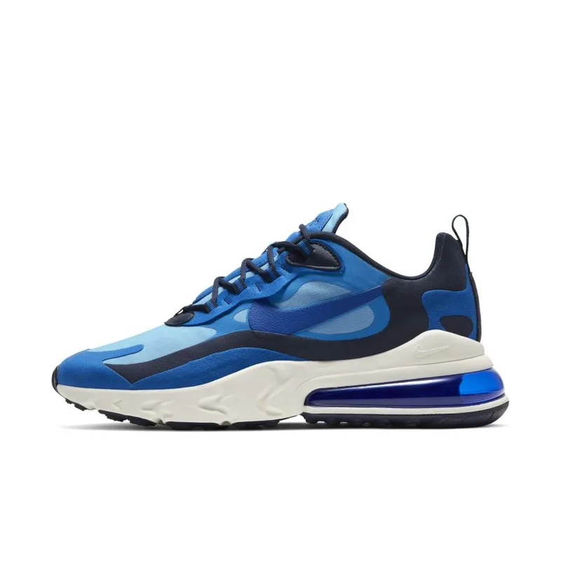 Nike Air Max 270 React Triple Blue Pacific Blue/University Blue/White (CI3866-400)