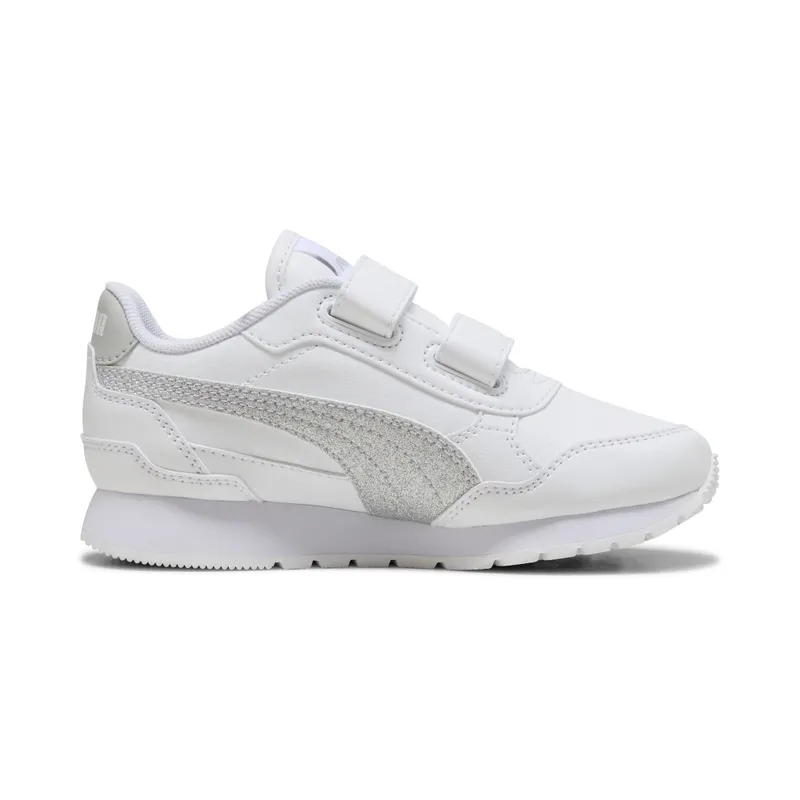Puma ST Runner v4 Glitter “Puma White / Puma Silver / Cool Light Gray” (401587_01)