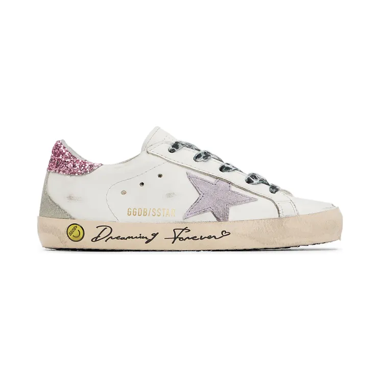 Golden Goose Kids White Super Star Sneakers (GYF00102.F003317.11224)