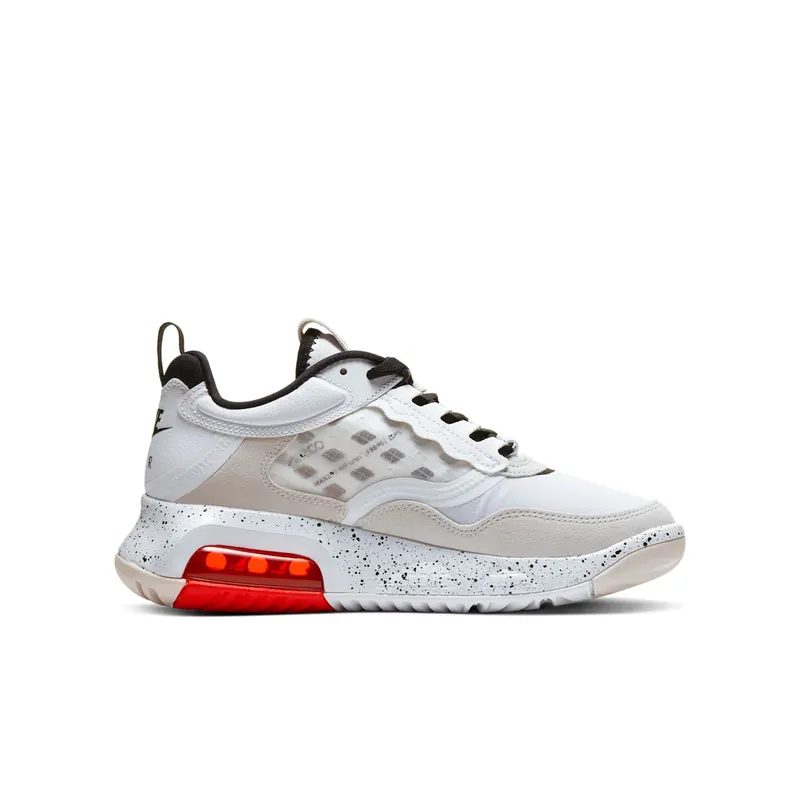 Jordan Air Max 200 White Challenge Red Black (GS) White/Challenge Red-Vast Grey-Black (CD5161-100)