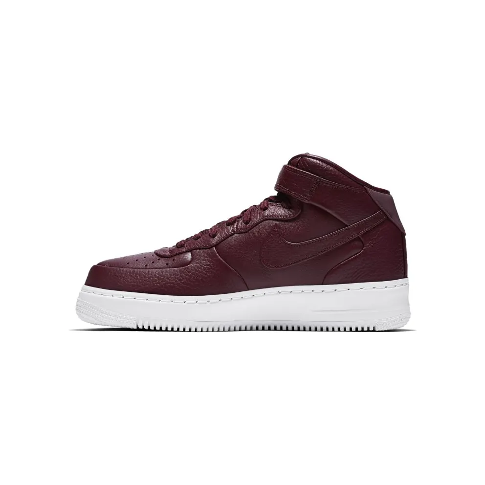 Nike Air Force 1 Mid Night Maroon Night Maroon/Night Maroon-White (819677-661)